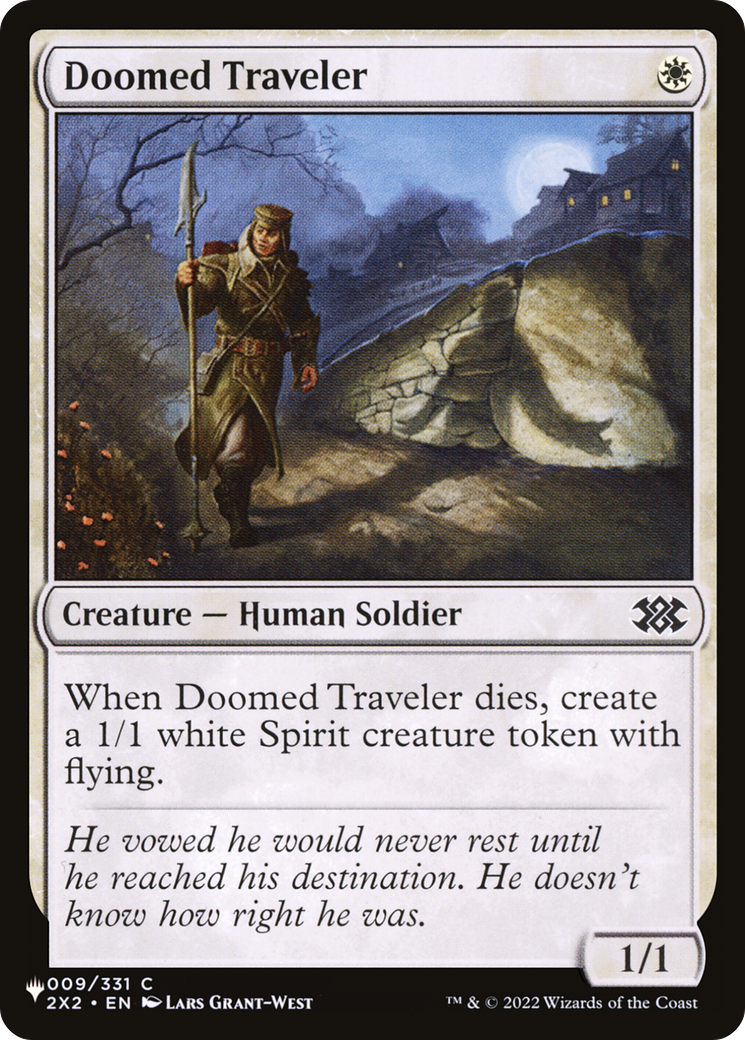 Doomed Traveler (2X2) (LIST-009/024) - The List