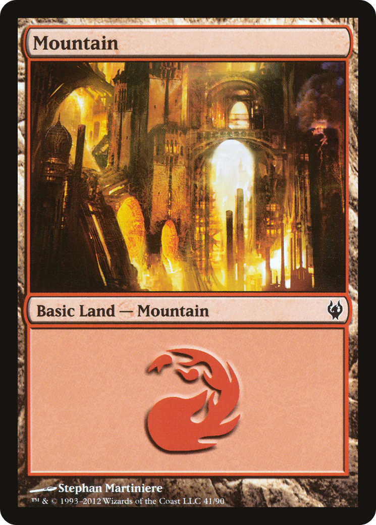 Montagne (DDJ-041) - Duel Decks : Izzet contre Golgari 