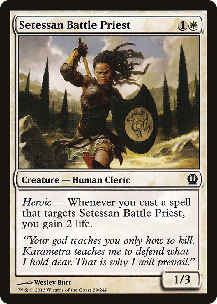 Prêtre de bataille setessan (THS-029) - Theros 