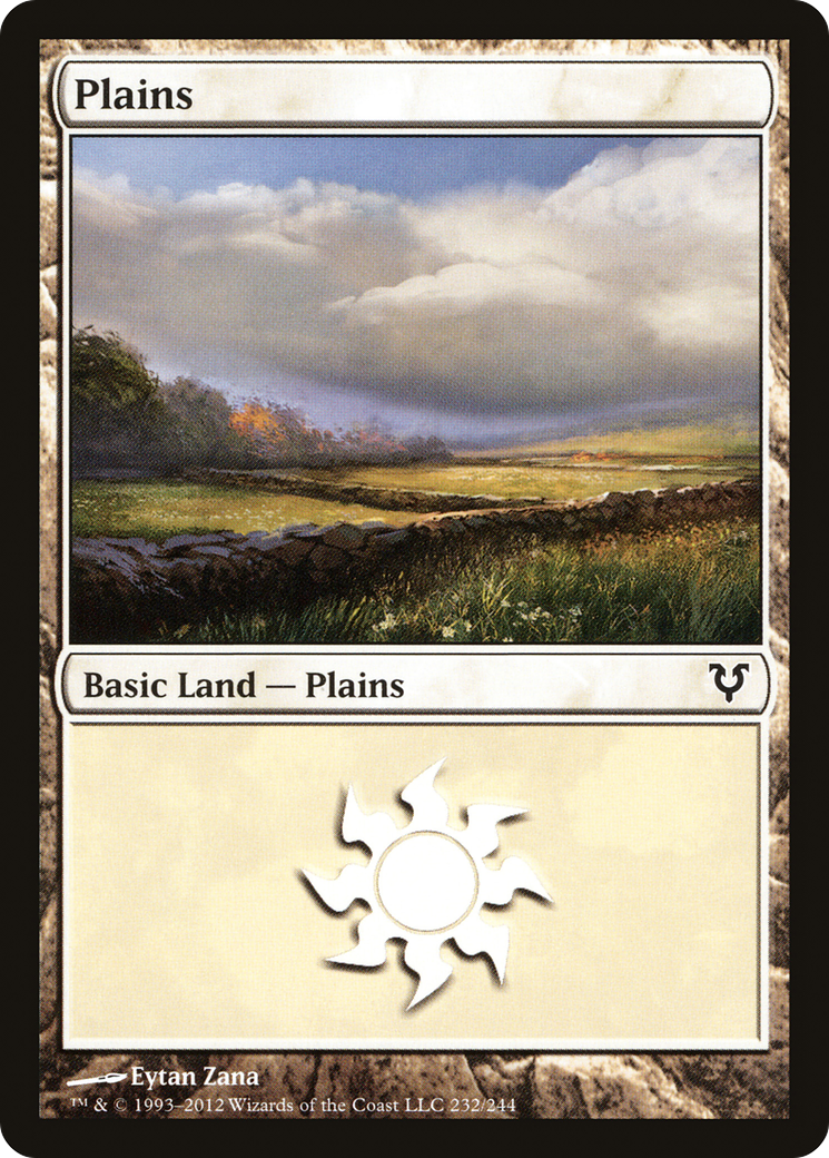 Plaines (AVR-232) - Feuille restaurée d'Avacyn