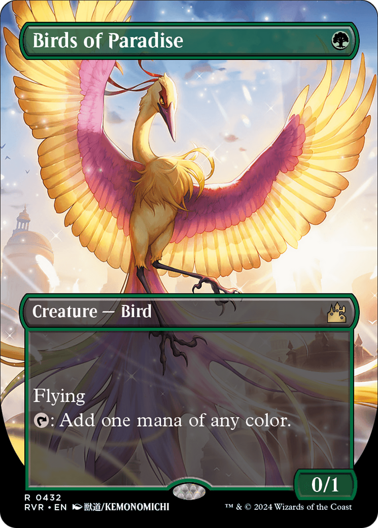Oiseaux de paradis (RVR-432) - Ravnica Remastered (Borderless) 