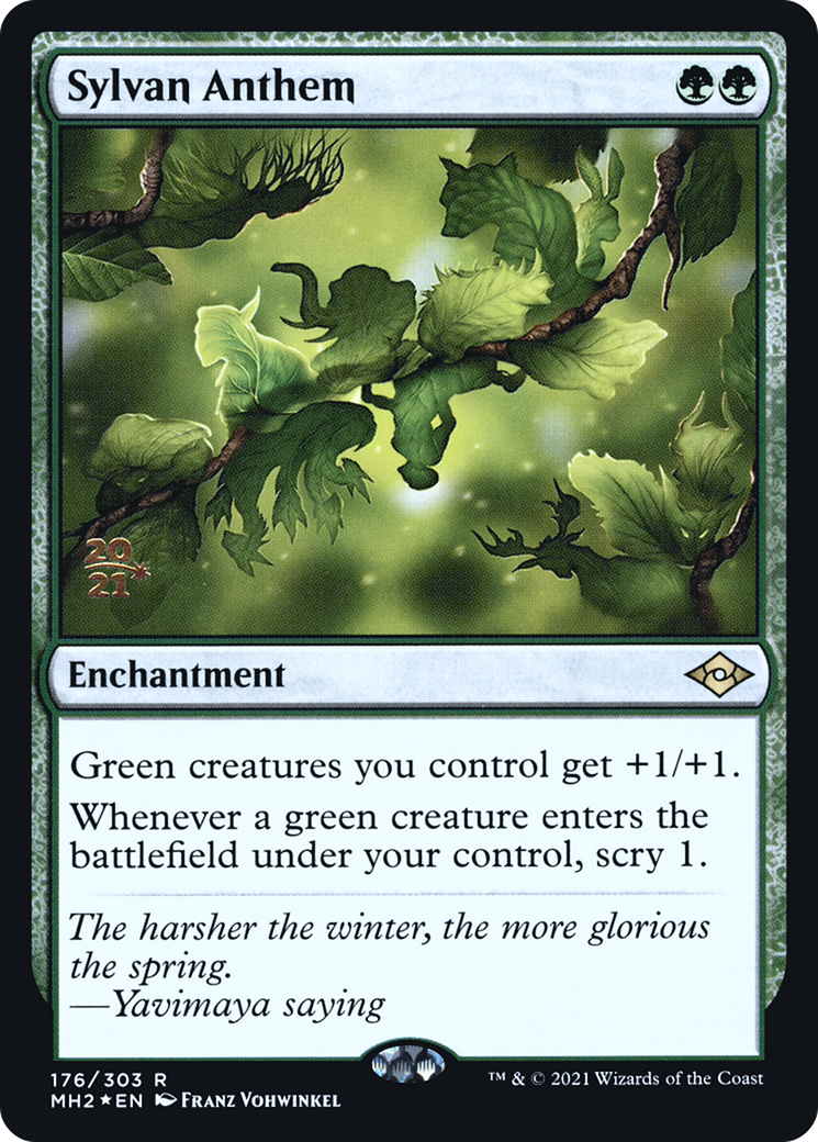 Sylvan Anthem (PMH2-176S) - Promotions Modern Horizons 2 