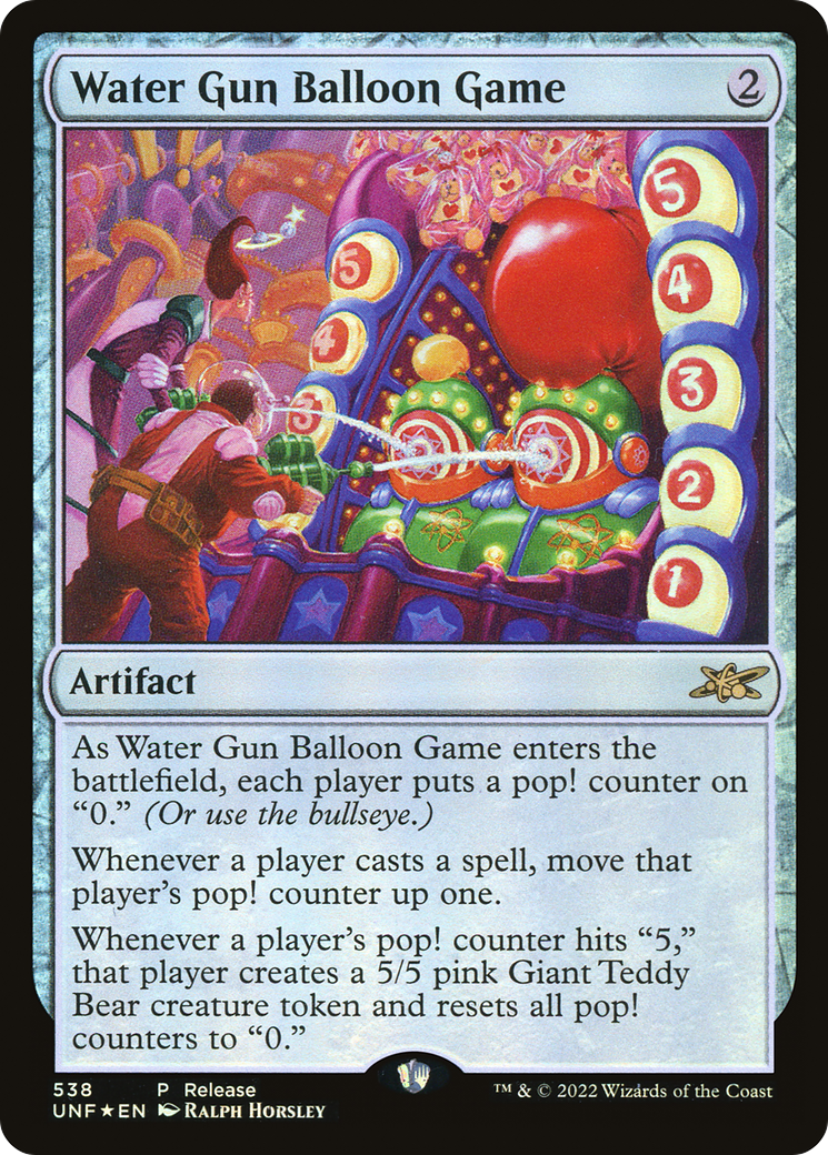 Jeu de ballons et pistolets à eau (UNF-538) - Unfinity Foil 