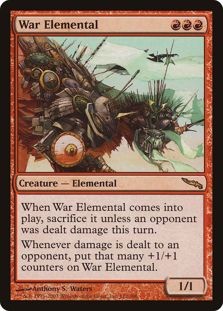 Élémentaire de guerre (MRD-112) - Mirrodin Foil 