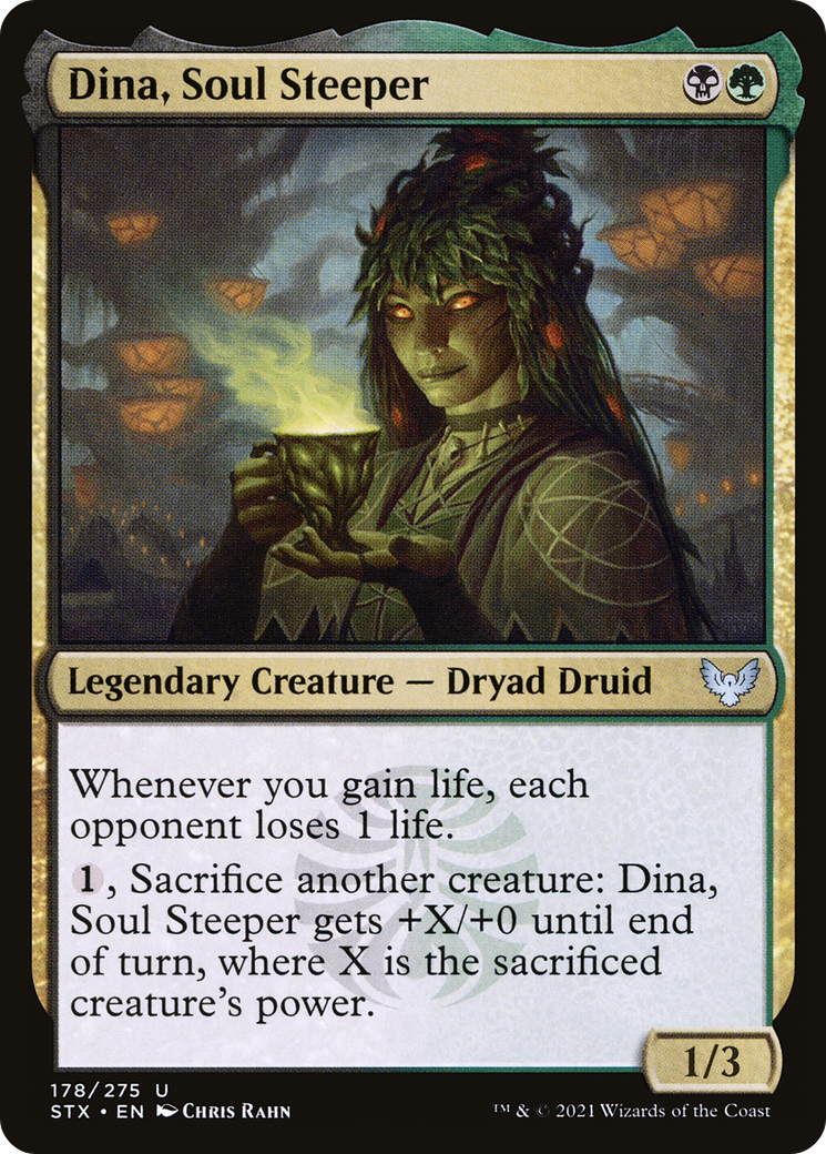 Dina, Soul Steeper (STX-178) - Strixhaven: School of Mages Foil