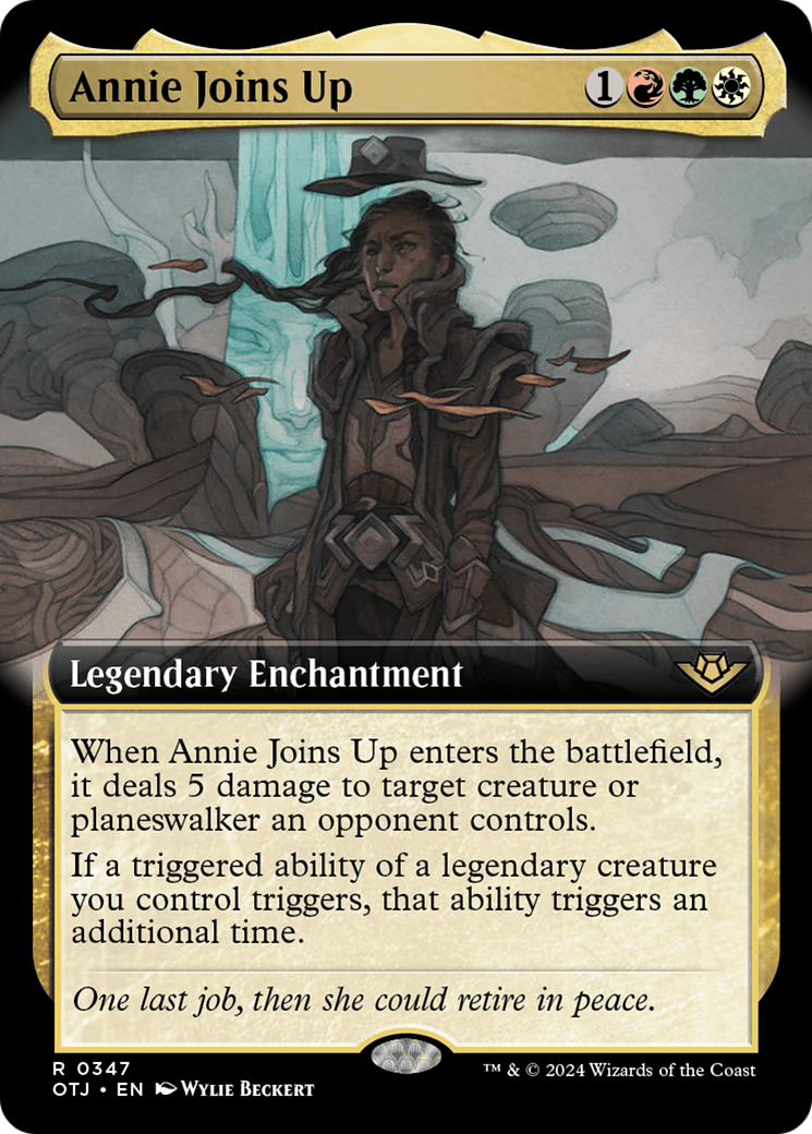 Annie s'engage (OTJ-347) - Les hors-la-loi de Thunder Junction : (Extended Art) 