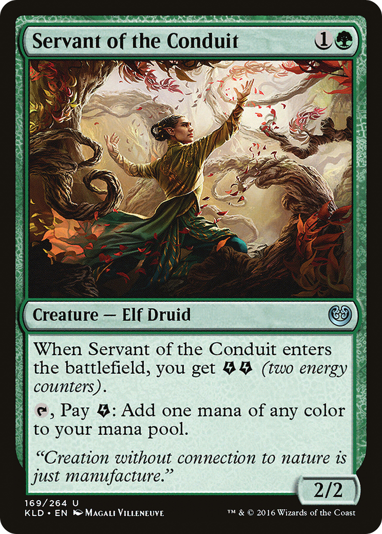Serviteur du Conduit (KLD-169) - Kaladesh Foil 