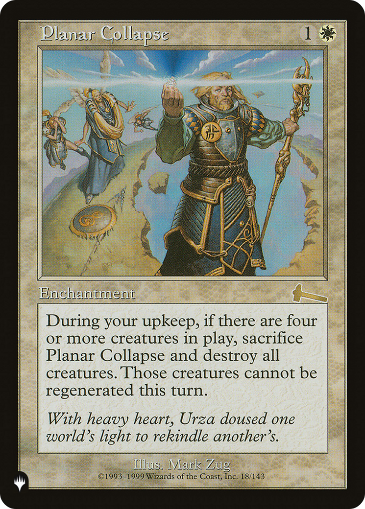 Planar Collapse (LIST-ULG-18) - The List