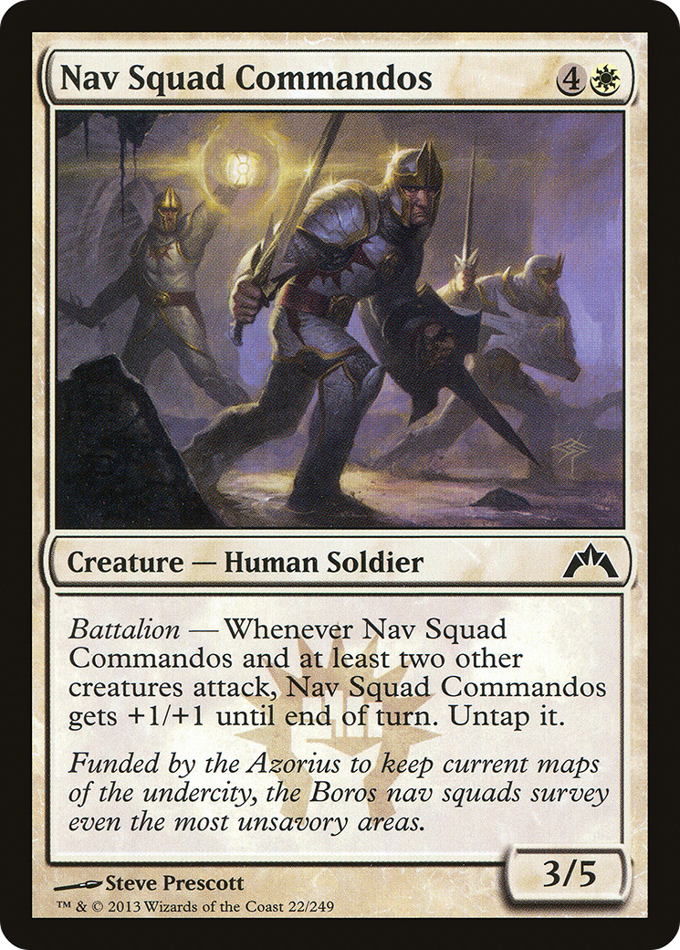 Commandos de l'escouade de navigation (GTC-022) - Gatecrash Foil 
