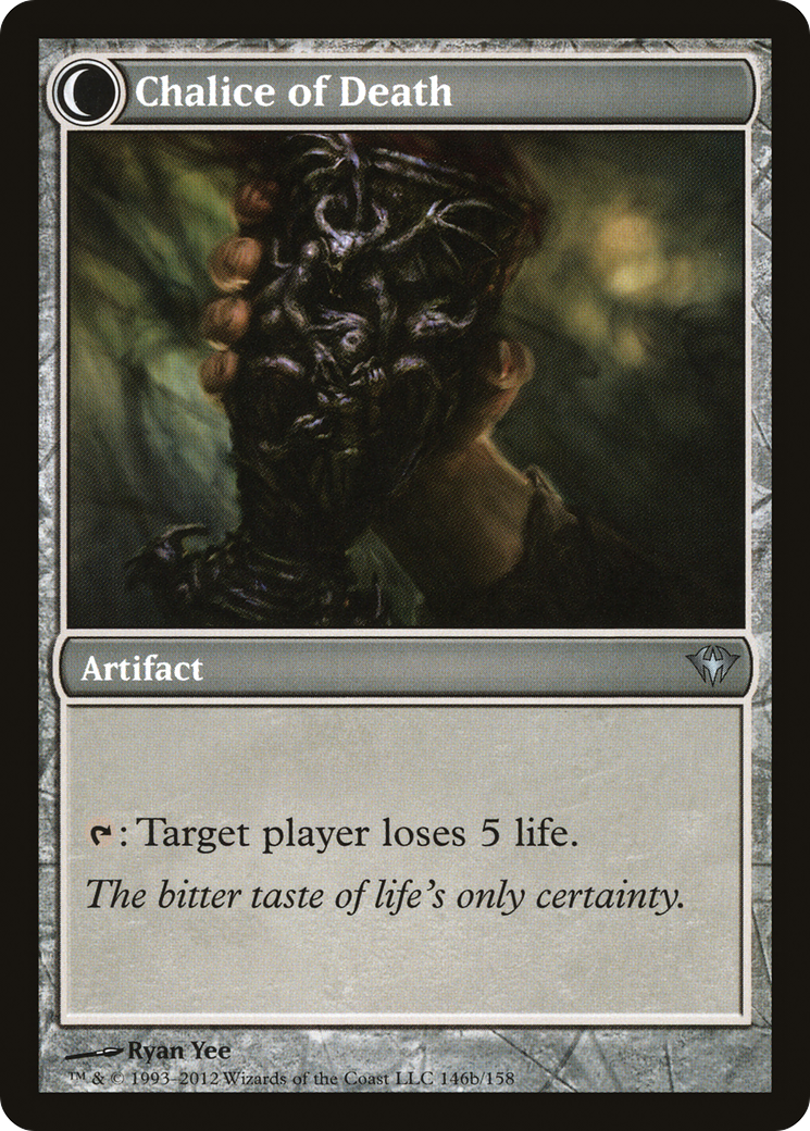 Chalice of Life // Chalice of Death (DKA-146) - Dark Ascension: (Double Faced Transform) Foil