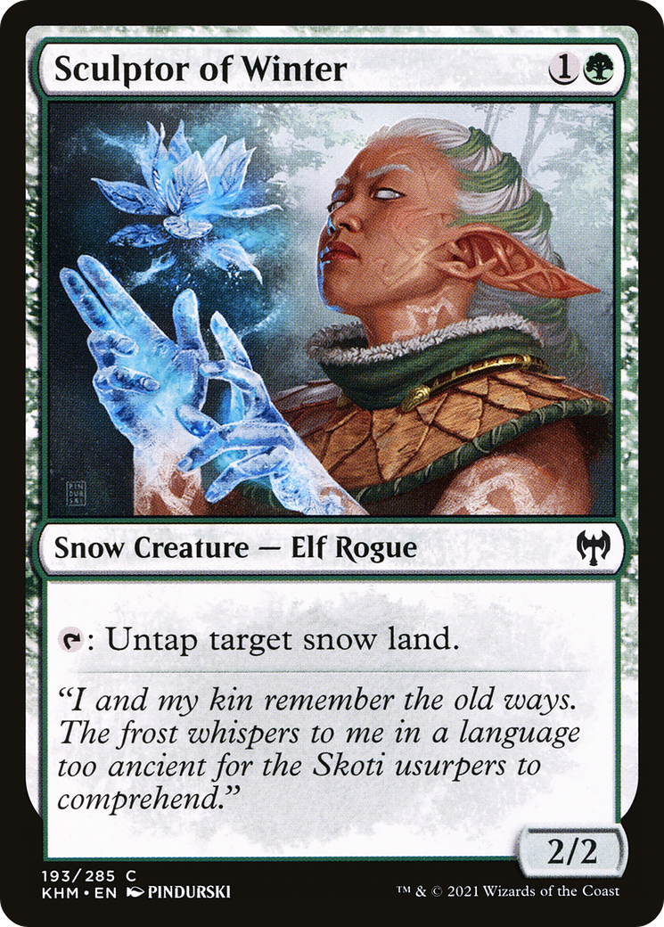 Sculpteur de l'hiver (KHM-193) - Kaldheim : (neige) 