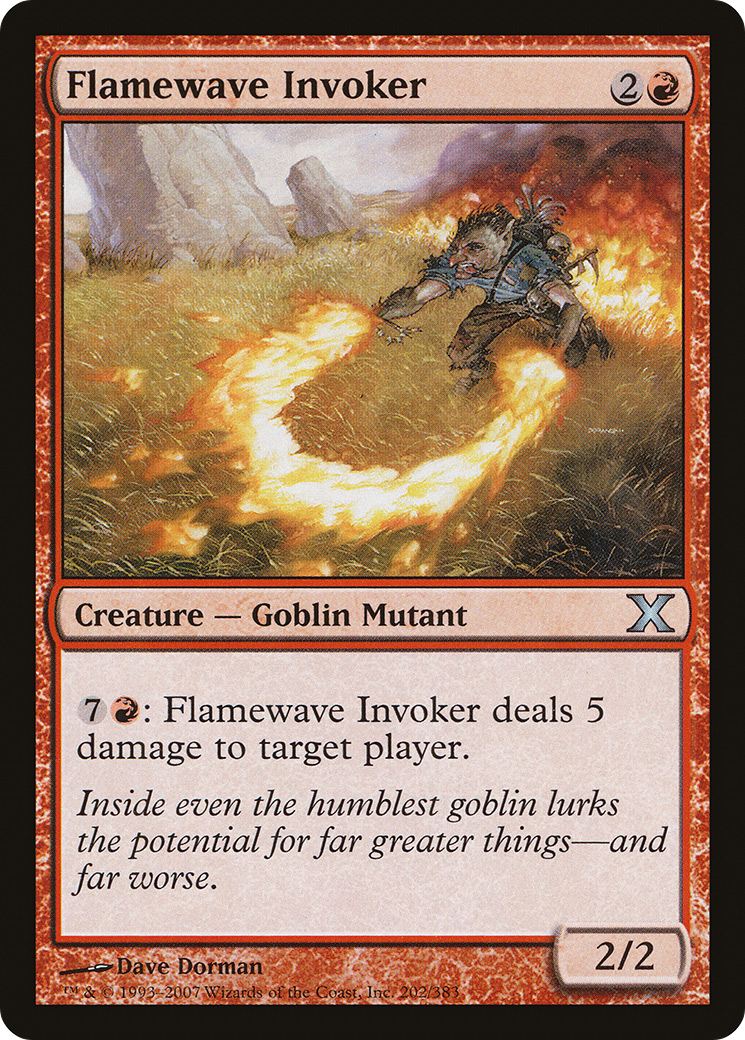 Flamewave Invoker (10E-202) - Tenth Edition Foil