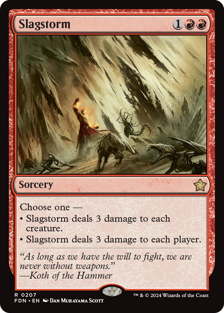 Slagstorm (FDN-207) - Feuille de fondation 