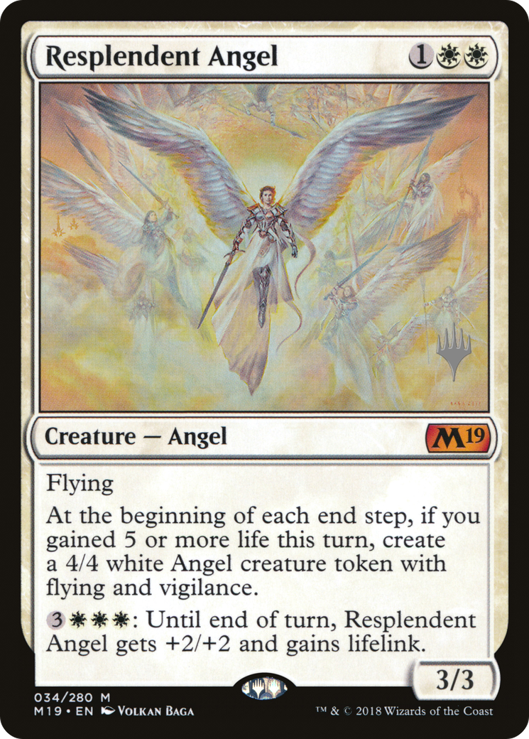 Resplendent Angel (PPM20-034) - Core Set 2019 Promos Foil