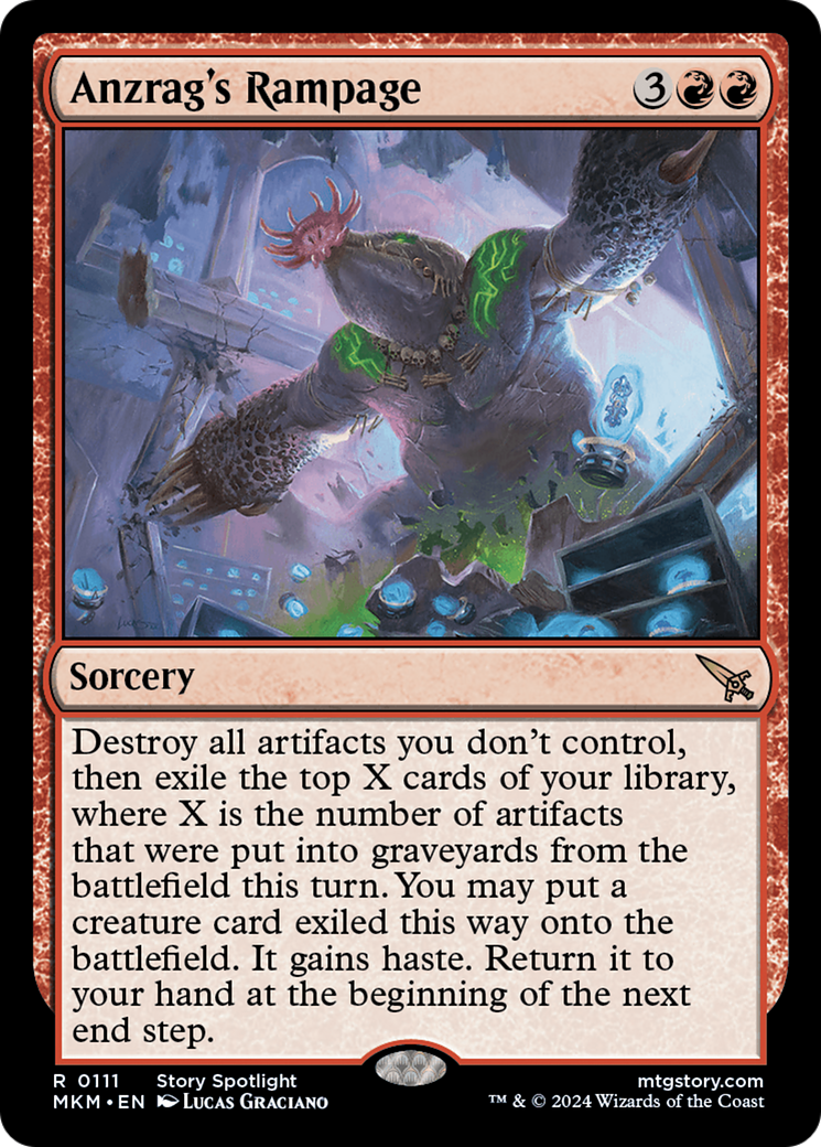 Le saccage d'Anzrag (MKM-111) - Meurtres au manoir de Karlov 