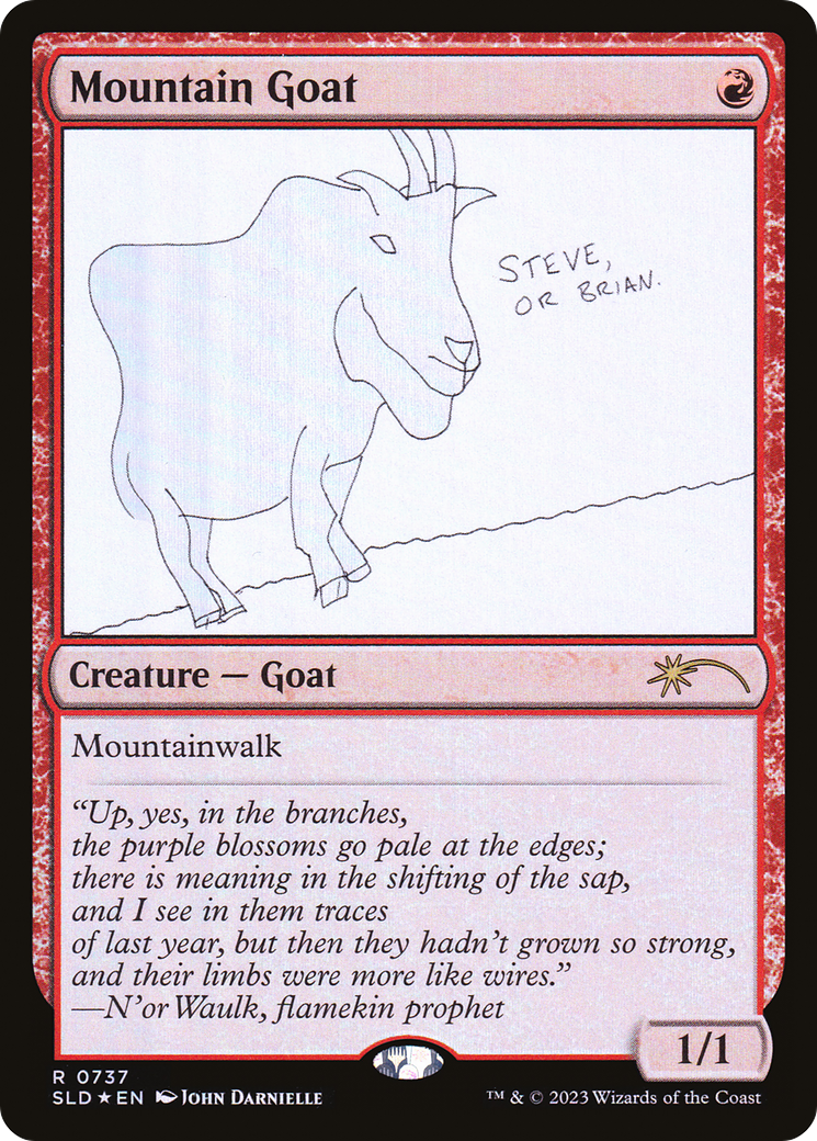 Mountain Goat (SLD-737) - Secret Lair Drop Foil