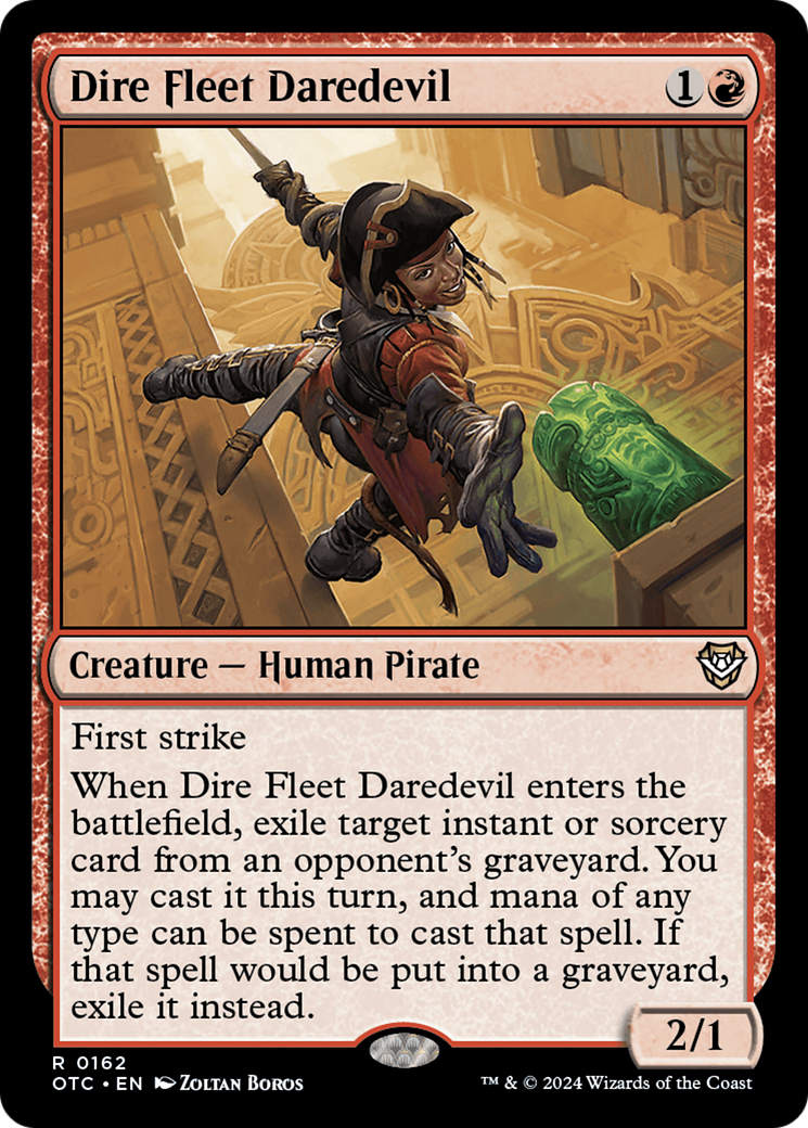 Dire Fleet Daredevil (OTC-162) - Commandant des Outlaws of Thunder Junction 
