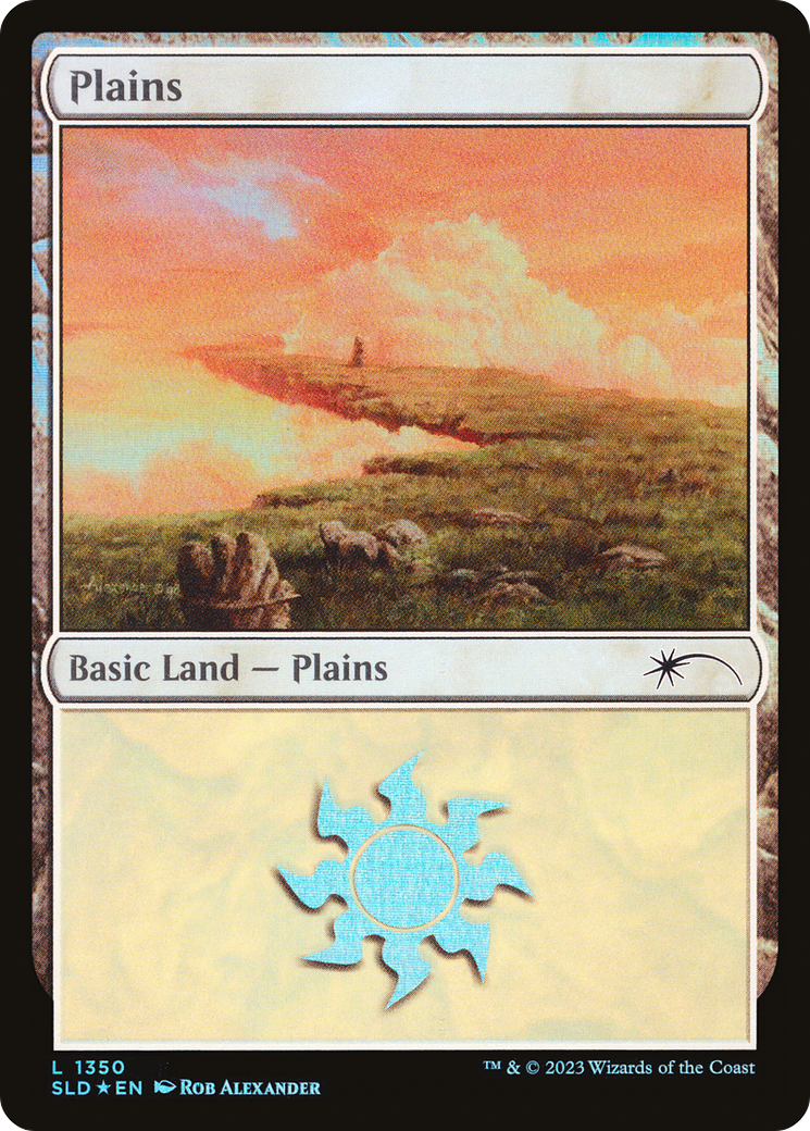 Plains (1350) (SLD-1350) - Secret Lair Drop Foil