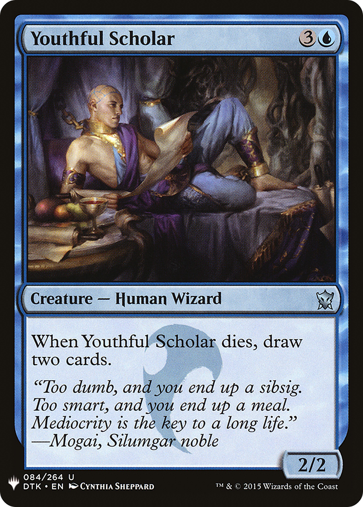 Youthful Scholar (LIST-084) - The List