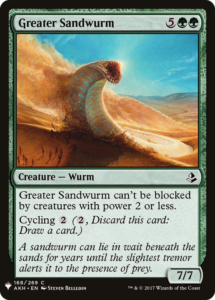 Greater Sandwurm (LIST-168) - The List