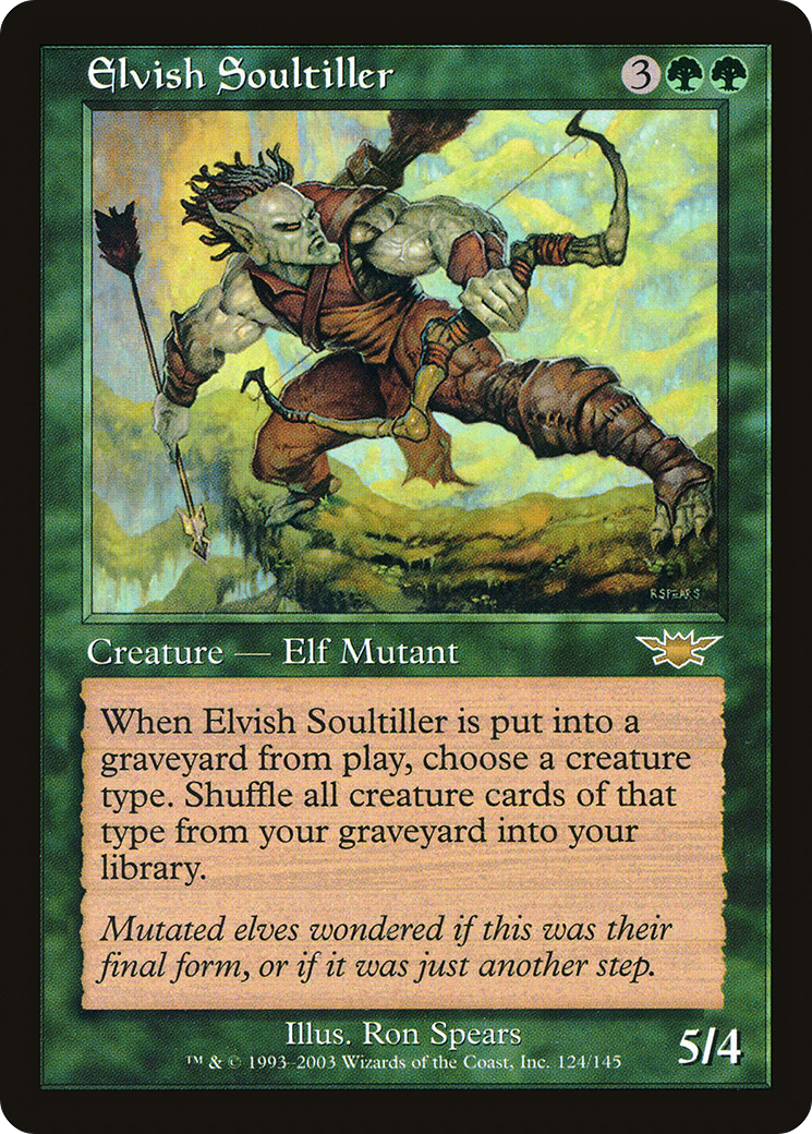 Cultivateur d'âmes elfique (LGN-124) - Legions Foil 