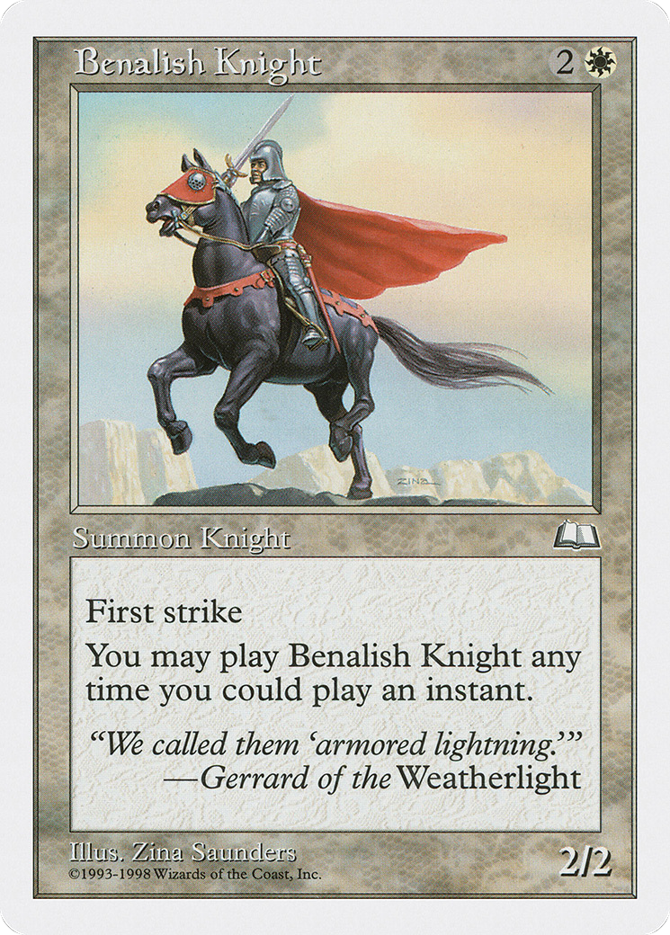 Chevalier Benalish (ATH-003) - Anthologies 