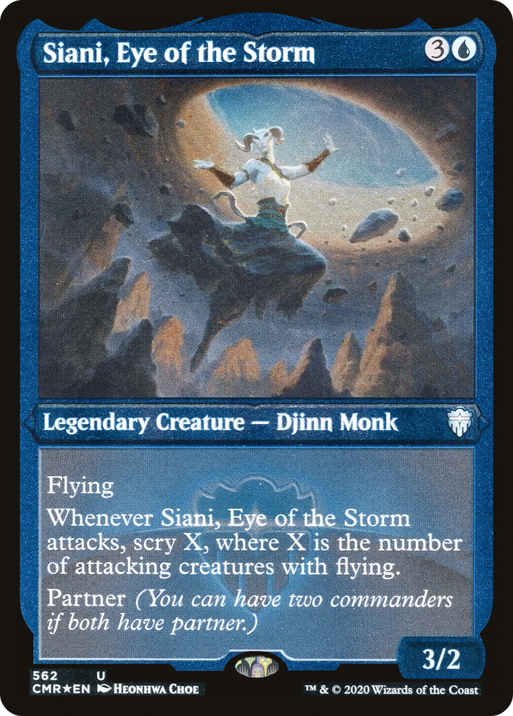 Siani, l'Œil de la Tempête (CMR-562) - Commander Legends Etched Foil 