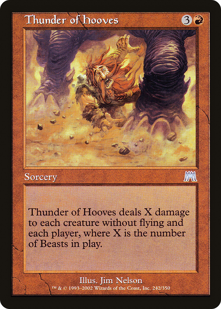 Tonnerre de sabots (ONS-242) - Onslaught Foil 