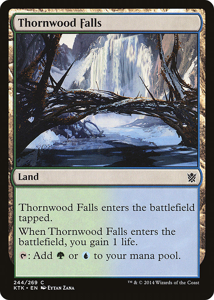 Thornwood Falls (KTK-244) - Les Khans de Tarkir (feuille)