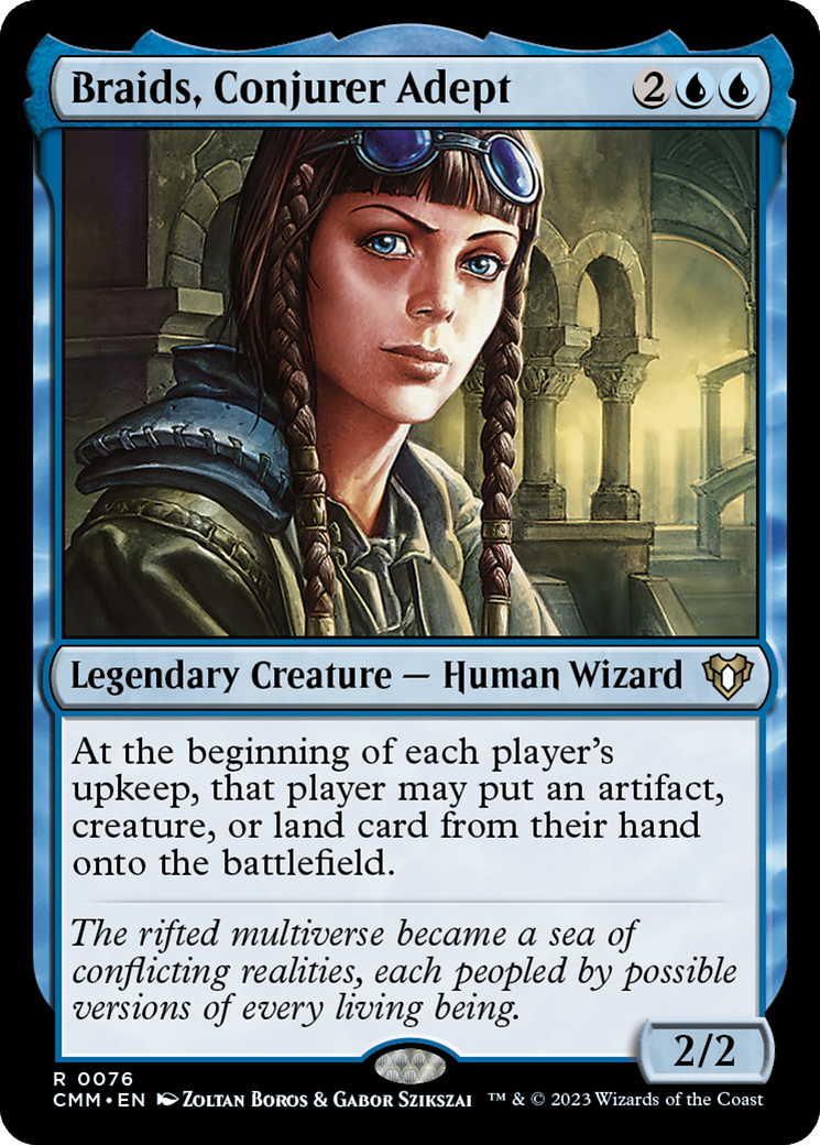 Braids, Conjurer Adept (CMM-076) - Commander Masters Foil 