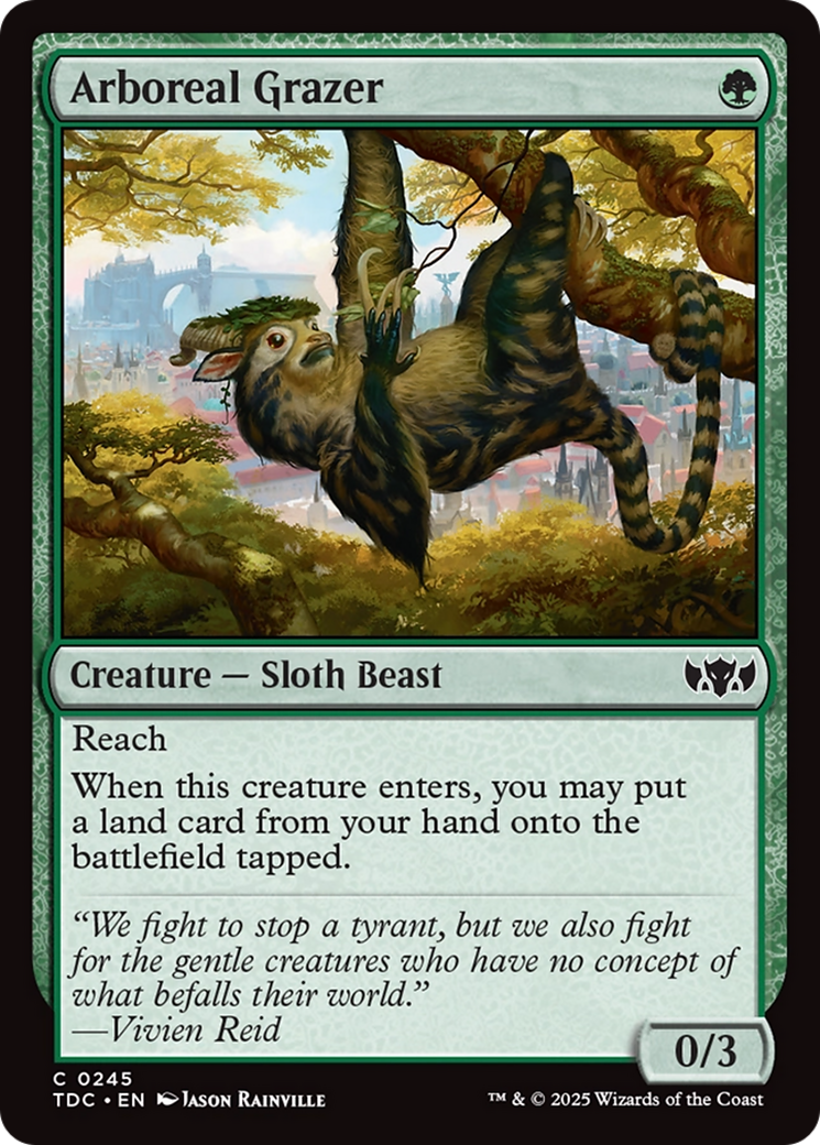 Arboreal Grazer (TDC-245) - Commandant : Tarkir : Dragonstorm 