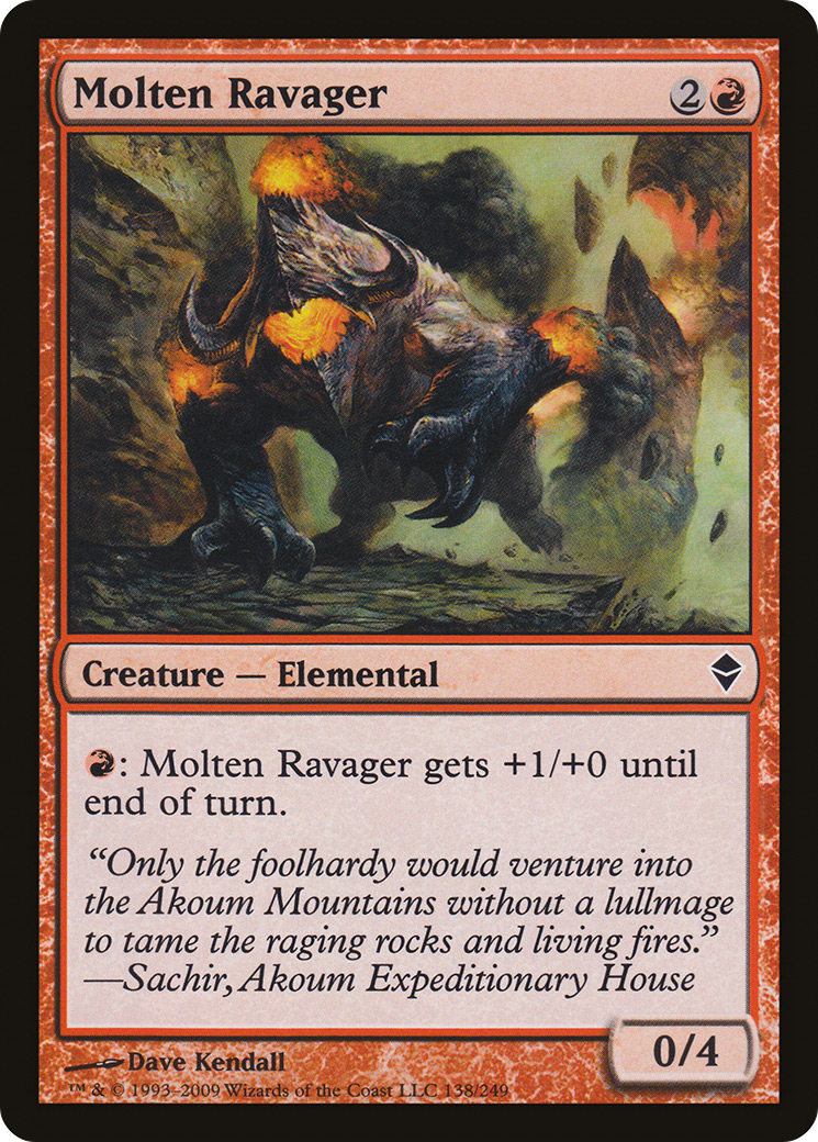 Molten Ravager (ZEN-138) - Zendikar
