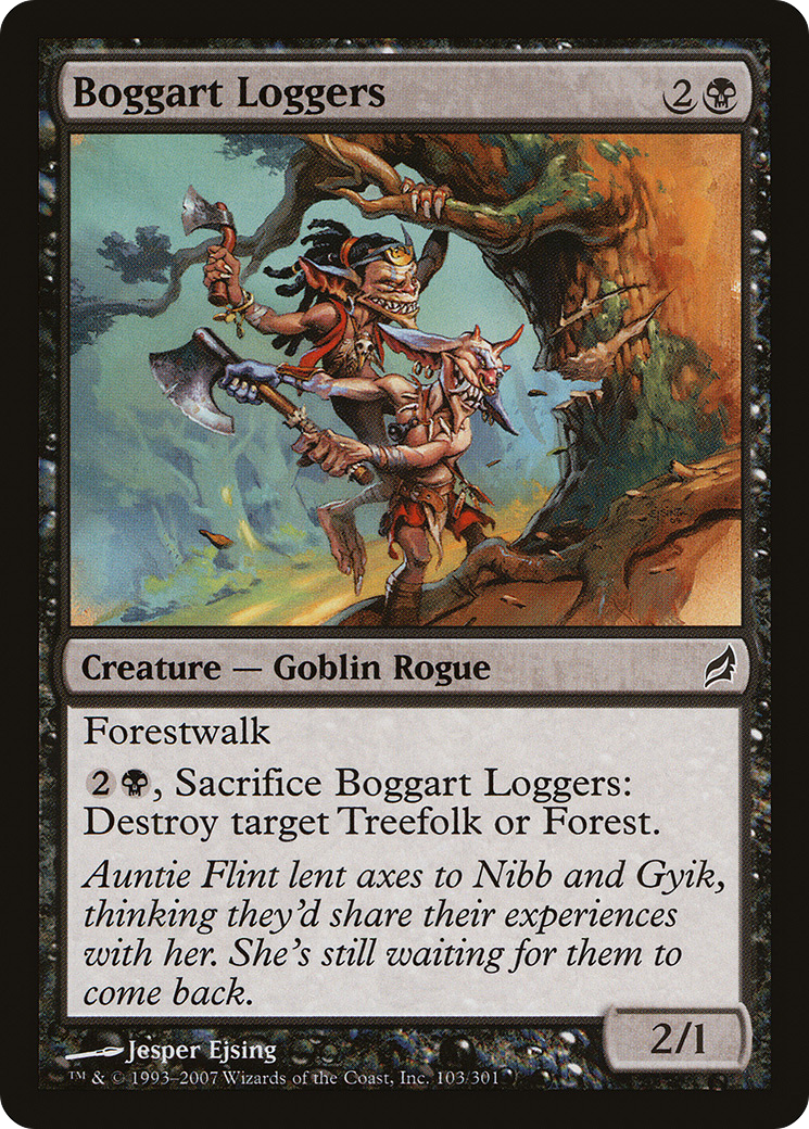 Boggart Loggers (LRW-103) - Lorwyn Foil 