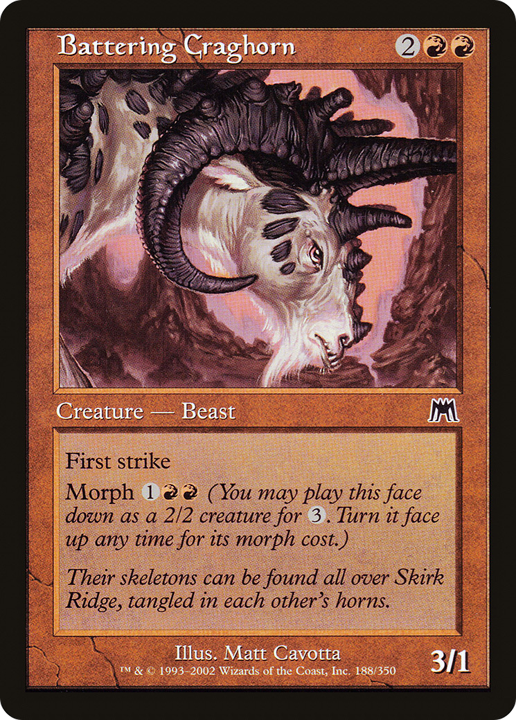 Craghorn en train de battre (ONS-188) - Onslaught Foil 