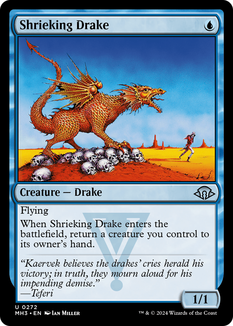 Drake hurlant (MH3-272) - Horizons modernes 3 (version foil) 