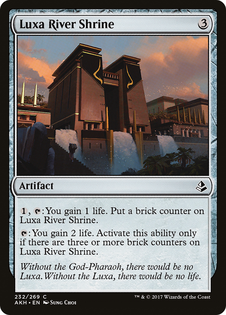 Sanctuaire de la rivière Luxa (AKH-232) - Feuille d'Amonkhet 