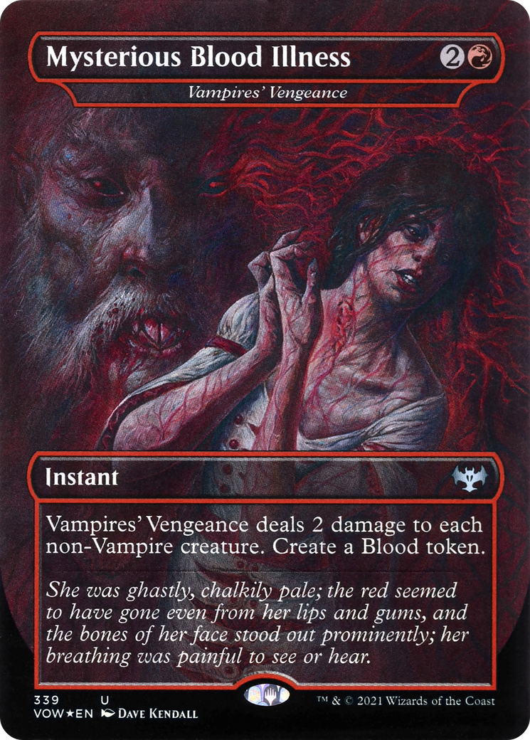 La vengeance des vampires (VOW-339) - Innistrad : Le Vœu écarlate / Mystérieuse maladie du sang (sans frontières) 