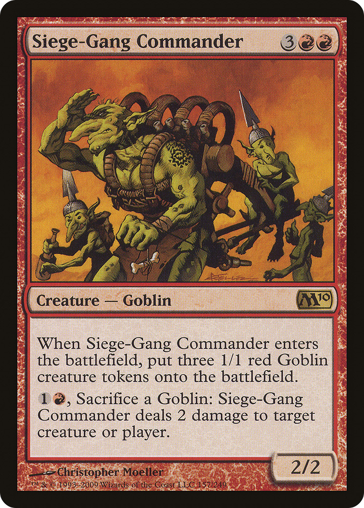 Siege-Gang Commander (M10-157) - Magic 2010 Foil