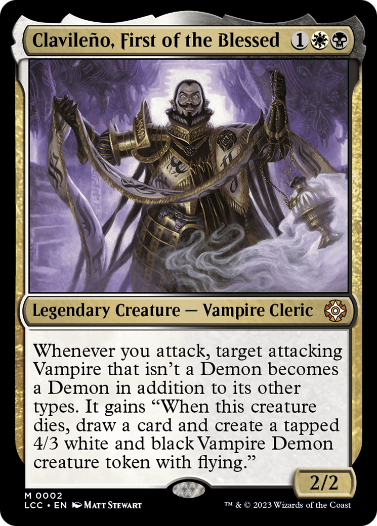 Clavileño, Premier des Bienheureux (LCC-002) - Les Cavernes Perdues d'Ixalan Commander Foil 