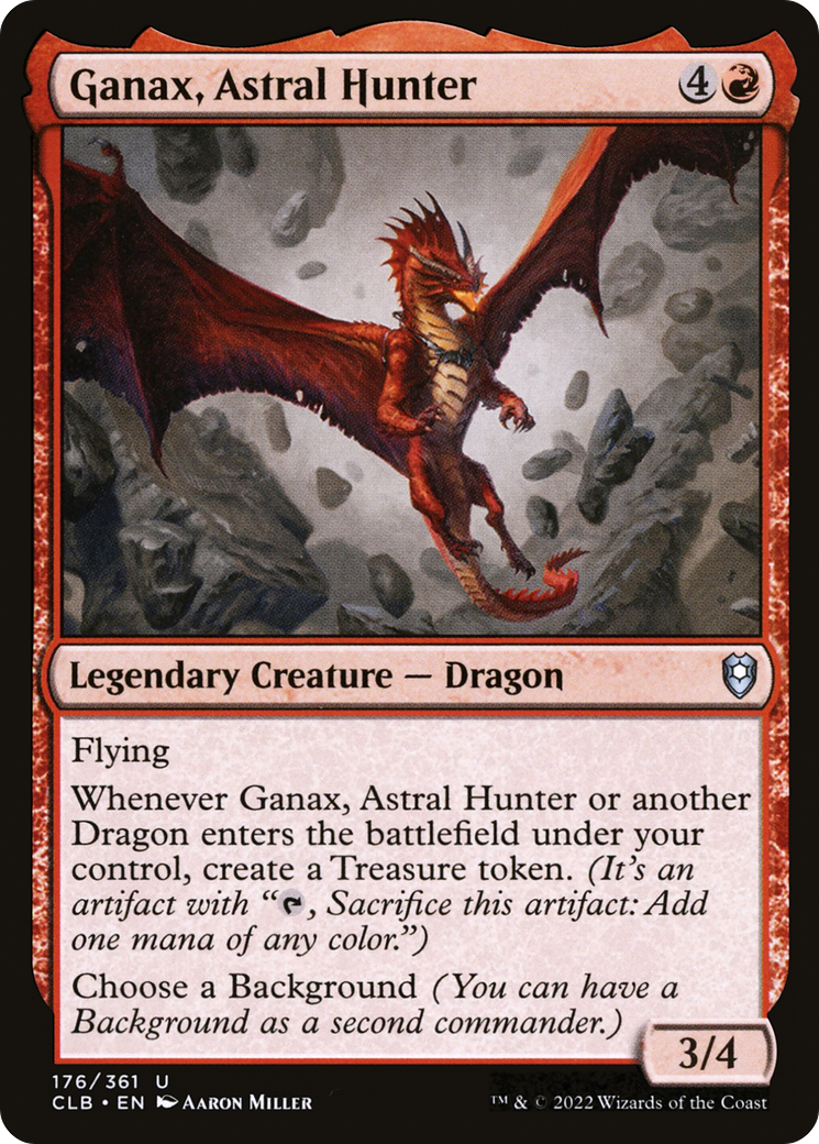 Ganax, Astral Hunter (CLB-176) - Commander Legends: Battle for Baldur's Gate Foil