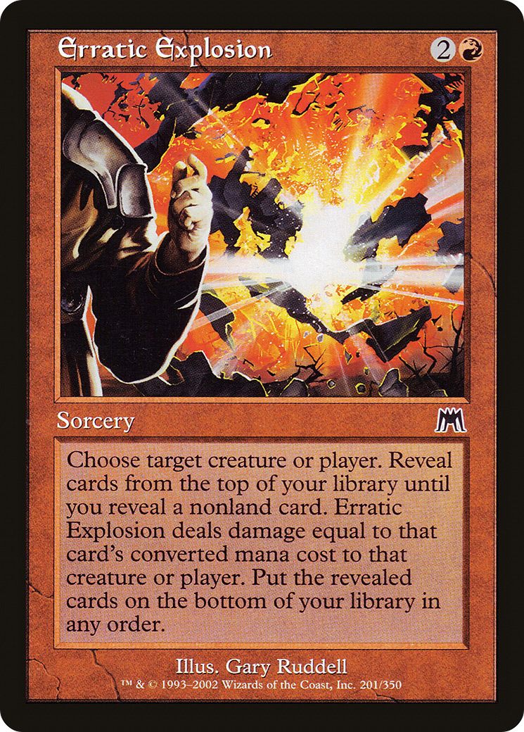 Explosion erratique (ONS-201) - Onslaught Foil 