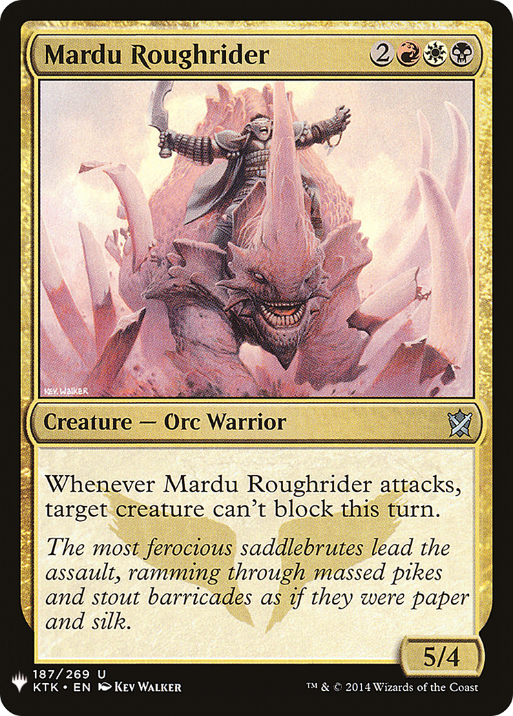 Mardu Roughrider (LIST-KTK-187) - The List