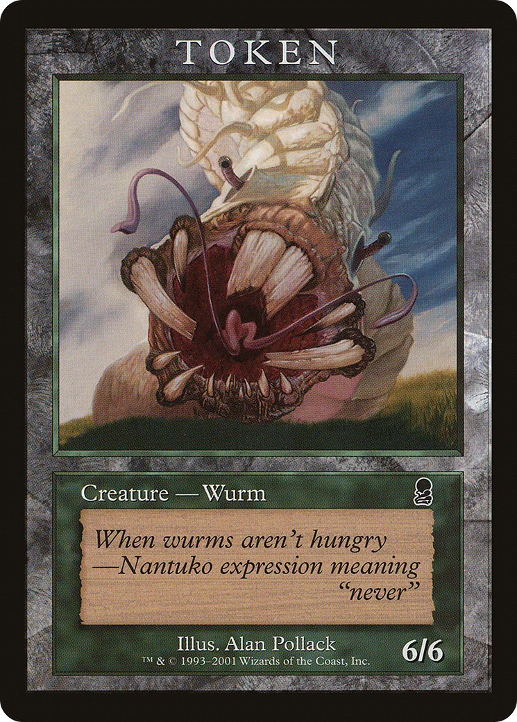 Wurm Token (ODY) (MPRP-006) - Magic Player Rewards 2002