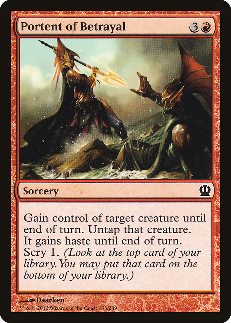 Présage de trahison (THS-133) - Theros Foil