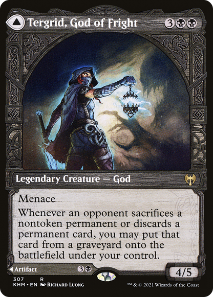 Tergrid, God of Fright // Tergrid's Lantern (KHM-307) - Kaldheim: (Showcase) Foil
