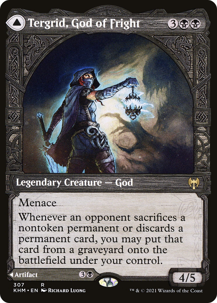 Tergrid, God of Fright // Tergrid's Lantern (KHM-307) - Kaldheim: (Showcase) Foil
