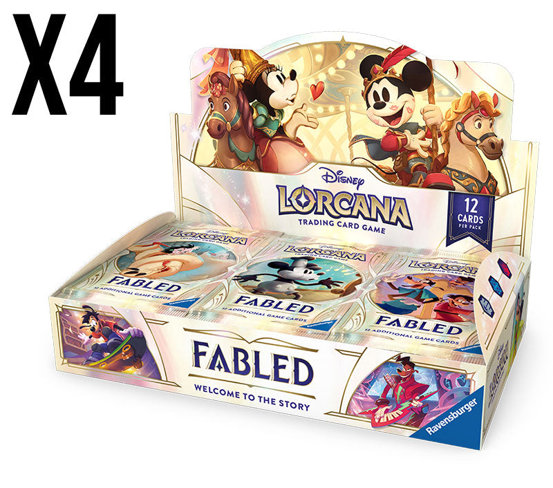 Disney Lorcana: Fabled Booster Case (4 Booster Box)