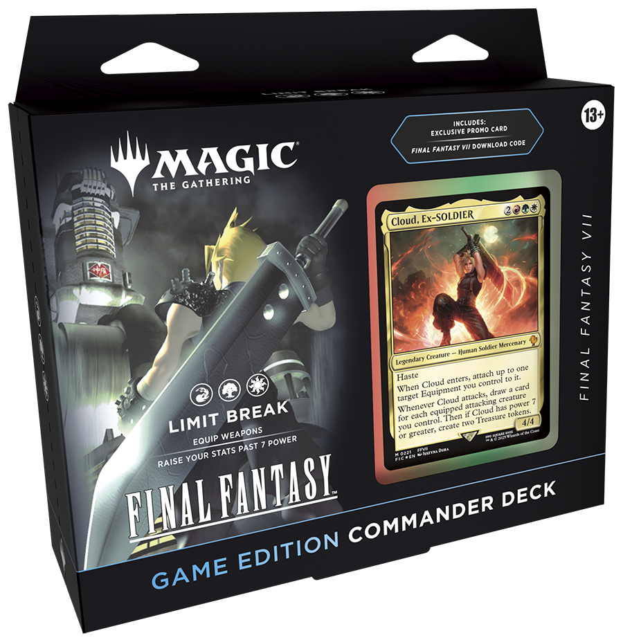Final Fantasy - Commander Deck - FINAL FANTASY VII - Limit Break Case (Game Edition)