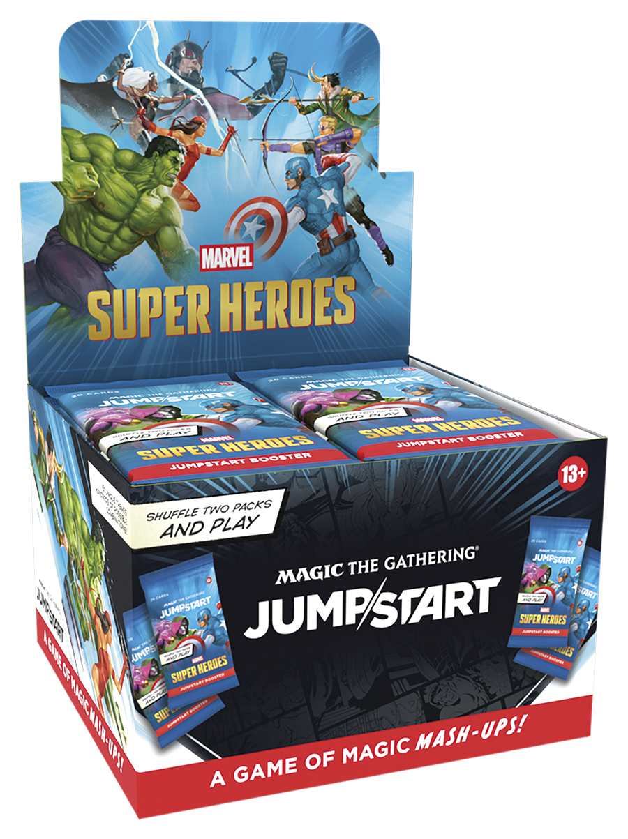 Magic: The Gathering® | Marvel Super Heroes Jumpstart Booster Display