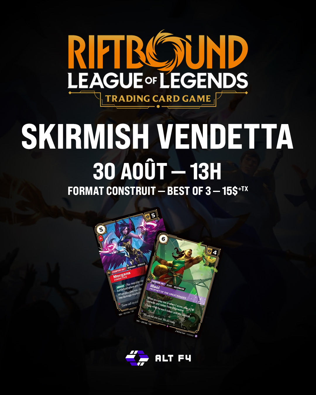 Riftbound Vendetta - Skirmish - Dimanche le 30 Août à 13H
